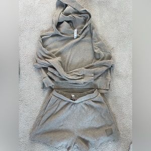 Alo Short & Hoodie Set